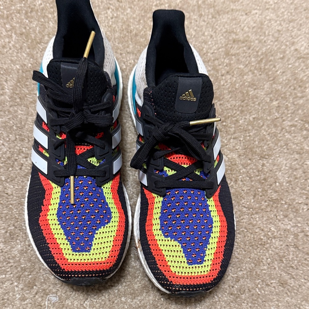 Adidas Women’s Ultrabooat Black and Multicolor Sneakers